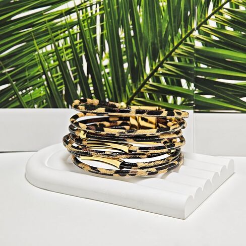 أساور Zmanyijew الجلود الملتفة للنساء ، أساور بوهو الكفة متعددة الطبقات كفة الكفة الكفة متعددة الوفقات النمرات مصفرة الكفة معصم الكفة in Kuwait