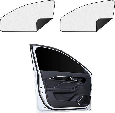 ZATOOTO Car Window Shades Sun Shade for Privacy 4Pack, Car Window Covers 100% Light Blocking for Sleeping & Stay Cool, Reflects Sunlight, Universal Fit in Saudi Arabia
