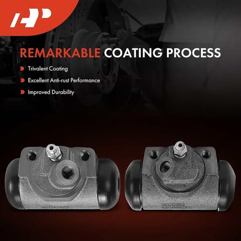 A-Premium Front Side Drum Brake Wheel Cylinder Compatible with Select AMC Models - Ambassador 1965-1974, American 1967-1968, AMX 1968-1970, Classic, Gremlin, Hornet, Javelin, Marlin, Matador, Rebel in Saudi Arabia
