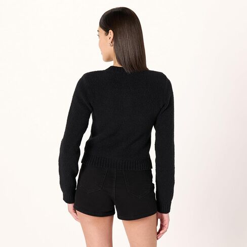 The Drop Women's Plus Size Janice Gold Button Fitted Sweater Cardigan in Kuwait