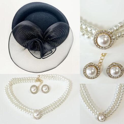 20s 50s Elegant Fascinator Hats Derby Hats Women Tea Party Bridal Wedding Halloween Church Cocktail in Saudi Arabia