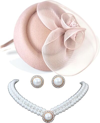 20s 50s Elegant Fascinator Hats Derby Hats Women Tea Party Bridal Wedding Halloween Church Cocktail in Saudi Arabia