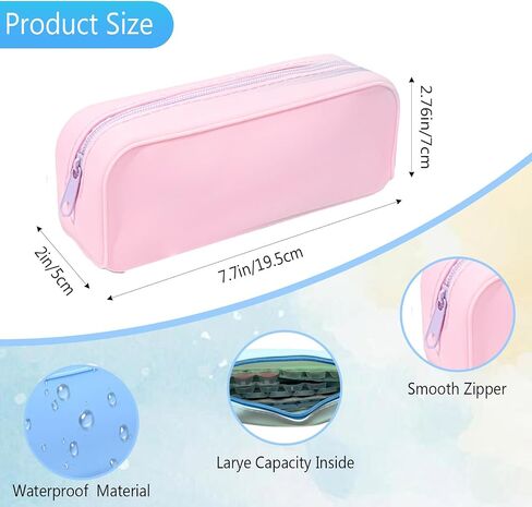 Daily Contact Lens Organizer case,Portable Storage Case for Disposable Daily Contact Lenses, Daily Contact Lens Case Organizer Storage up to 50 lenses (Pink) in Kuwait