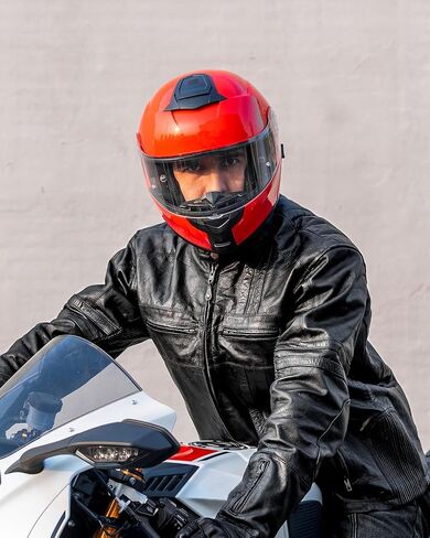 ILM Bluetooth Motorcycle Modular Helmet 2-3 Riders Intercom Flip up Full Face Helmet with Dual Visor DOT Model 159BT (MatteBlack, L) in Kuwait