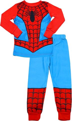 Marvel Spiderman Pajamas for Boys - spidey بدلة طباعة قميص و pj pant in Saudi Arabia