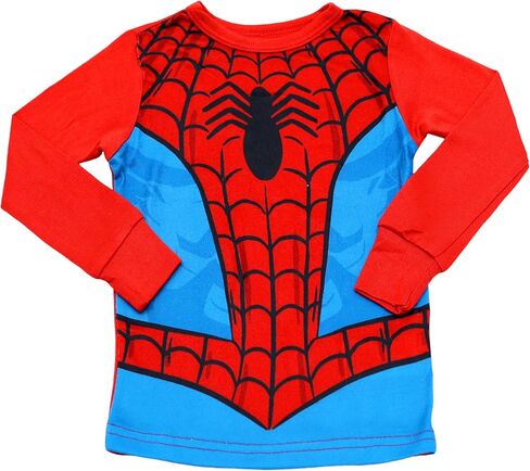 Marvel Spiderman Pajamas for Boys - spidey بدلة طباعة قميص و pj pant in Saudi Arabia