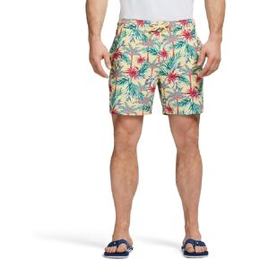 IZOD Men's Swim Trunks with Comfort Liner Saltwater Performance Upf50 Stretch Swimsuit 6" Inseam