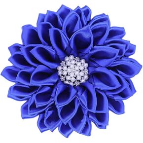 Blue 4.5" Sorority Paraphernalia Flower Brooch Pin for Women Greek, Sorority Inspired for D9 Events, Conferences, Luncheons