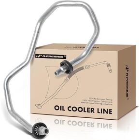 A-Premium Automatic Transmission Oil Cooler Line Hose Assembly Compatible with Chevrolet Silverado 1500 2014-2015, Tahoe/Suburban 2015-2016 & GMC Sierra 1500, Yukon XL & Cadillac Escalade ESV