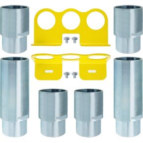 10315 Stack Truck Adapter Kit Compatible with Challenger Lift CL10 E10 VS10, Includes (4) 3" & (2) 6" Stack Adapters with Organizer, for Challenger Two Post Automotive with 2.36" (60mm) pin Dia