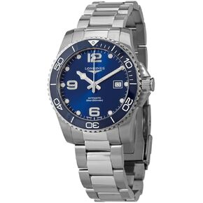 LONGINES MEN HYDROCONQUEST CERAMIC Blue DIAR 41MM Automatic Diving Watch L37814966