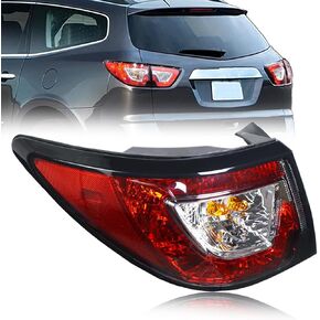 Tail Light Assembly Rear Lamp Compatible with Chevrolet Traverse 2013 2014 2015 2016 2017 Rear Halogen Taillight Replace:84266020 23301757 GM2805112