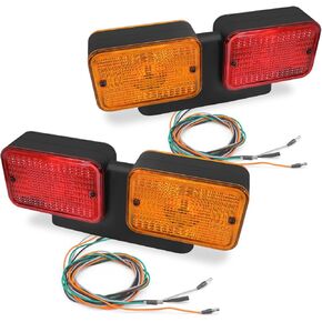 LED LED Tail Lights لـ John Deere 1025R ، ضوء خلفي ساطع ترقيته لجرار JD 1023E 1026R 2025R 2032R 3025D 3032E 4066R 5075E ، RH LH LH LH FOR BRAKE UND STOP LVA18272 LVA18273