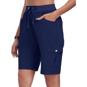 MoFiz Women's Hiking Shorts Athletic Outdoor Cargo Shorts for Women Quick Dry Running Summer Shorts with Pockets