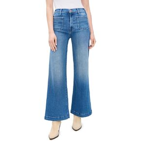 MOTHER Women's Hustler Roller Patch Pocket Sneak Jeans