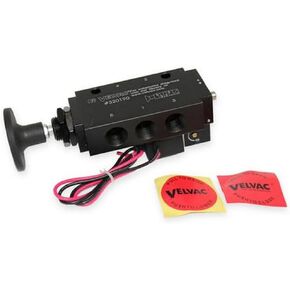 Velvac 4 Way Valve ، Push/سحب ، SOL RT ، Int PLT - 320190