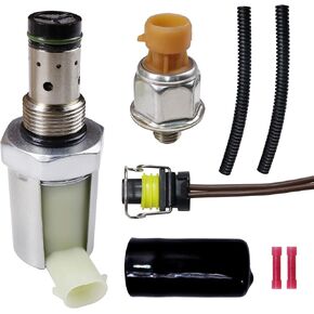 IPR Valve 6.0 PowerStroke Injector منظم ومستشعر التحكم في ICP ملاءمة لعام 2003-2010 Ford Super Duty F250 F350 F450 F550 E350 E450 6.0L Diesel Turbocharged استبدال CM5126
