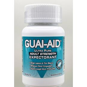 24 600mg Ultra-Pure Guaifenesin 12hr Caplets “for All-Day Everyday Mucus Relief" Controls phlegm, Cough, Chest Congestion, colds & flu.
