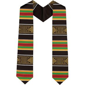 Black Girl Magic Grads Graduation Sash Satin Scarf 72" Stole for Abroad Student International Study Class