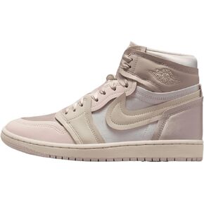 Air Jordan 1 High Method of Make Women's Shoes (FZ8779-600, Pink Oxford/Atmosphere/Phantom/Legend Light Brown)