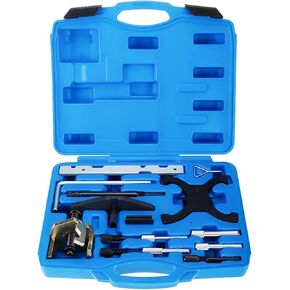 Engine Camshaft Timing Tool Kit Alignment Tool Kit Compatible for Ford 1.25 1.4 1.7 1.8 2.0 Di/TDCi/TDDi 1.6 16V Ti-VCT