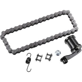 X AutoHaux 1 مجموعة دراجة نارية Mini Stain Roller Roller مع SPRING 420 Chain 42L LINK لـ BAJA Motorsports MINI BIKE MB165 MB200