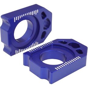 دراجة الأوساخ الدراجة الخلفية كتل المحور الخلفي CNC CNC لـ YZ125/YZ250 2009-2024 ، YZ250X 2016-2023 ، YZ250FX 2015-2023 ، WR450F 2009 2011-2023 والمزيد من الطرز ، الأزرق ، الأزرق.