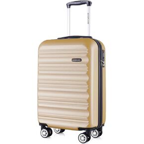 Luggage Set with Spinner Wheels and TSA Lock, 3 Pieces Expandable Hardside PP material Suitcase for Travel, Hardshell Luggage Sets, 20", 24", 28", Black