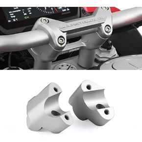 For Ducati Multistrada V4 S Pikes Peak Rally Motorcycle CNC Aluminum Handlebar Riser Heightening Clamp Mount Accessories