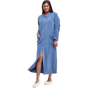الأكمام الطويلة البوليستر La Cera للسيرة 100 ٪ مطرزة رداء Snapfront Fleece مع إغلاق الزر