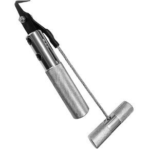 Windshield Removal Tool, Aluminum Alloy Car Windscreen Repair Tool with Tempered Steel Blade, Professional Vehicle Window Glass Hand Removal Cutting Tool, Car Accessories