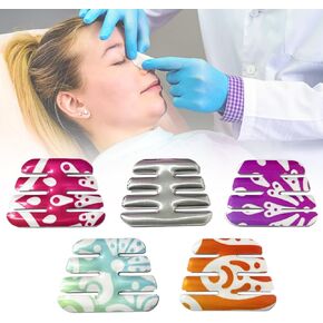 Thermoplastic External Nasal Splints - Nose Brace Fracture Support Protector for Rhinoplasty Septoplasty, ENT, Orthopedic Immobilization, 5 Pcs