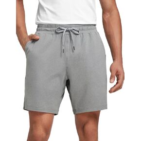 CRZ YOGA Cloud Jersey Mens Lounge Lightweight Sweat Shorts - 7'' Soft Breathable for Casual Workout with Pockets