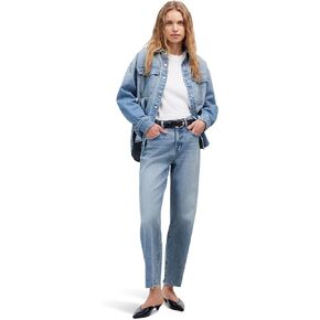 Madewell Women's Perfect Vintage Wide Light Crop in Hallstead Wash