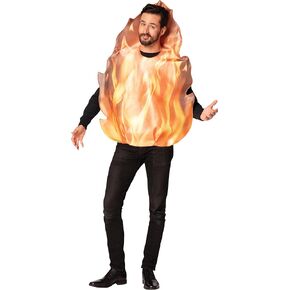 Rasta Imposta Flaming Fire Adult Costume