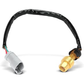 A-Premium Air Inlet Manifold Pressure Sensor [3 Pins] Compatible with Crane Carrier, Freightliner, International Harvester, Kenworth, Oshkosh Motor Truck Co., Peterbilt, Western Star & Sterling Truck