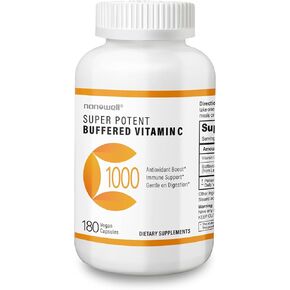 Pure Buffered Vitamin C 3000 mg per Serving, Dietary Supplement for Immune Support - 60 Sticks x 1 Box, 2 Months Supply (60 Count)