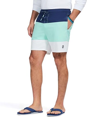 جذوع السباحة للرجال Izod مع بطانة الراحة ذات الأداء المالح UPF50 تمتد السباحة 6 "inseam in Saudi Arabia