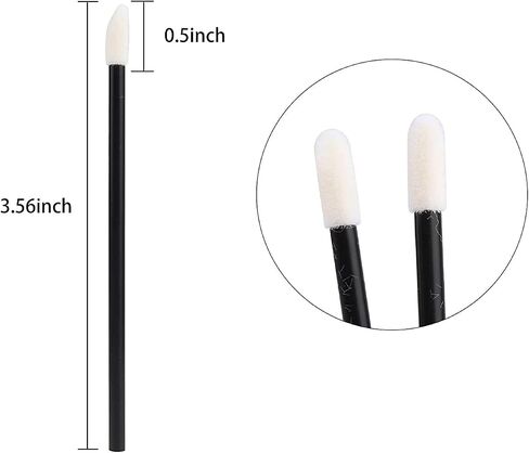 400PCS Disposable Lip Brushes Lip Gloss Applicators Make Up Brush Lipstick Lip Gloss Wands Makeup Applicators Brushes Applicator Tool Makeup Beauty Tool Kits Disposable Lip Brushes Tool Kits Pink in Saudi Arabia