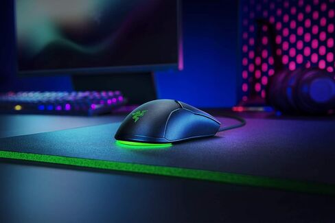 Razer Viper Mini - Wired Gaming Mouse for PC/Mac (Ultralight 61g, Ambidextrous, Speedflex Cable, 8,500 DPI Optical Sensor, Chroma RGB Illumination) Black in Saudi Arabia
