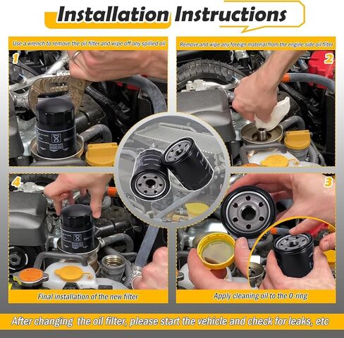 15208AA21A Engine Oil Filter Compatible with 2011-2025 Subaru Outback Legacy Impreza Forester XV Crosstrek Ascent Replace# 15208AA160 15208AA20A (1 Pack) in Kuwait