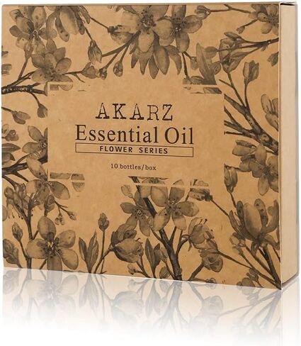 سلسلة زهرة 10x10ml مجموعة الزيوت الأساسية لافندر لافندر ياسمين روز ylang neroli frangipani لوتس peony Osmanthus piolet assental حزمة من 10 لناشر ، التدليك ، العطرية. in Kuwait