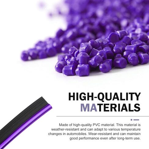 Car Interior Moulding Trim Strip, 32.8ft Electroplating Car Interior Filler Insert Strips for Door Dashboard, Molding Line, DIY Vehicle Interior Flexible Strip with Install Tool (Purple) in Kuwait