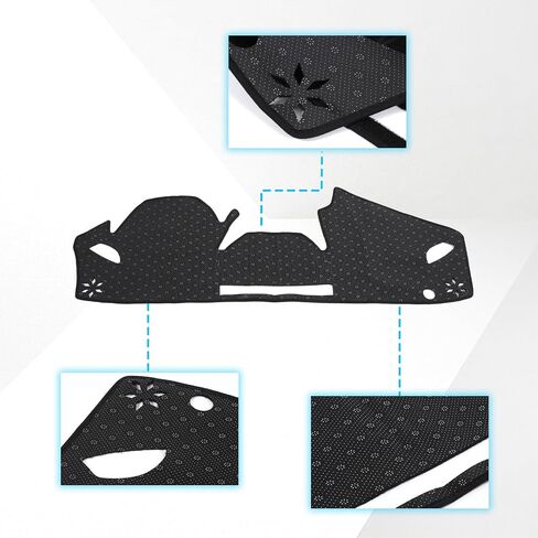 LLKUANG Dash Cover Mat Dash Mat Compatible with 2019-2024 Subaru Forester XV Crosstrek,Polyester Car Dashboard Cover Sun Shade Pad,Anti-Slip Dash Board Pad Accessories in Saudi Arabia