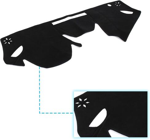 LLKUANG Dash Cover Mat Dash Mat Compatible with 2019-2024 Subaru Forester XV Crosstrek,Polyester Car Dashboard Cover Sun Shade Pad,Anti-Slip Dash Board Pad Accessories in Saudi Arabia