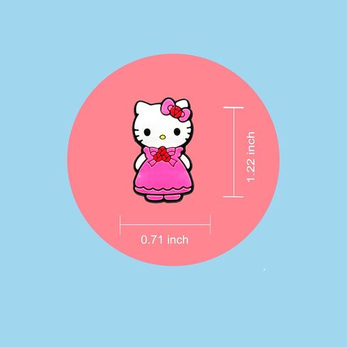 Zanerolan Cute Shoe Decoration Charms for Clog, Cute Cartoon Charms Accessories for Shoes in Saudi Arabia