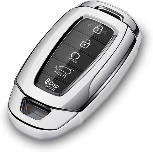 Car Key Fob Cover Compatible with Hyundai Key Case Protector Keychain Holder in Saudi Arabia