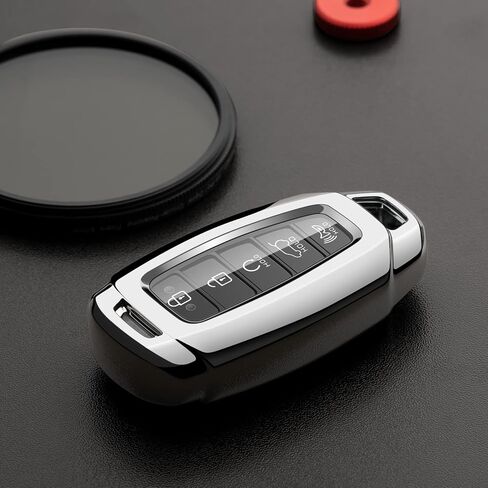 Car Key Fob Cover Compatible with Hyundai Key Case Protector Keychain Holder in Saudi Arabia