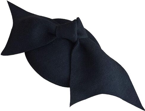F FADVES 100% Wool Pillbox Wedding Hat Women Angel Wings Fascinator Hat Felt Cocktail Tea Party Fedoras in Saudi Arabia