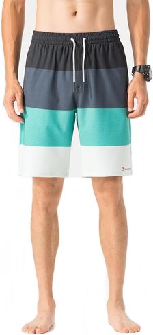Alpine Swiss Mens Swim Shorts Beach Trunks Boardshorts Volley Shorts Quick Dry Swimwear in Saudi Arabia